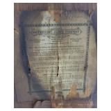 Antique Waterbury Clock Company Shelf Clock