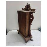 Ornate Wooden Wall Clock With Pendulum