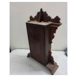 Antique Ornate Wooden Mantel Clock
