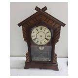 Seth Thomas Shelf Clock With Key & Pendulum