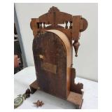 Vintage Gilbert Wall Clock With Pendulum & Weights