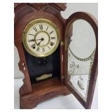 Antique Ansonia Wall Clock With Pendulum