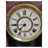 Antique Ansonia Wall Clock With Pendulum