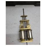 Ornate Wooden Wall Clock With Pendulum