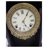 Ornate Wooden Wall Clock With Pendulum