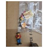 Hand-Painted Cuckoo Clock With Figures & Chain