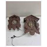 German Cuckoo Clock Pair - One 8 Day