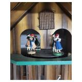 Wooden Cuckoo Clock With Dancers & Musicians