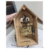 Wooden Cuckoo Clock With Dancers & Musicians
