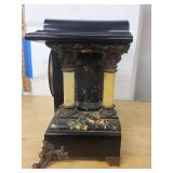 Seth Thomas Antique Adamantine Mantel Clock Faux Marble Case As Is