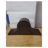 Seth Thomas Tambour Mantel Clock Wind Up Chime Wood Case Vintage