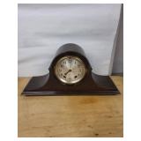 Seth Thomas Tambour Mantel Clock Wind Up Wood Case Made in USA