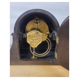 Seth Thomas Tambour Mantel Clock Wind Up Wood Case Made in USA