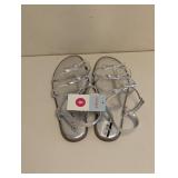 CAT & JACK KIDS SANDALS SIZE 5 SILVER