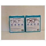 (2) NEW FOSTER GRANT +1.75 READING GLASSES 3PK