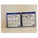 (2) NEW FOSTER GRANT +2.50 READING GLASSES 3PK
