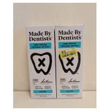 (2) NEW MADE BY DENTISTS FRESH MINT TOOTHPASTE