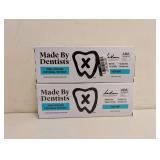 (2) NEW MADE BY DENTISTS FRESH MINT TOOTHPASTE
