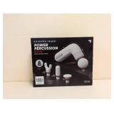 NEW SHARPER IMAGE POWER PERCUSSION EDGE + PORTABLE PERCUSSION MASSAGER