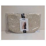 NEW BANANA REPUBLIC RAFFIA TOTE BAG CREAM