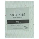 NEW SOUTH POINT HOME FASHIONS FULL 4PC SHEET SET