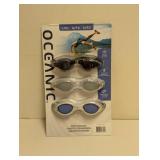 OCEANIC SWIM GOGGLES L/XL 3PK