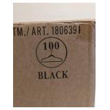 CWC NONSLIP HANGERS BLACK 100CT