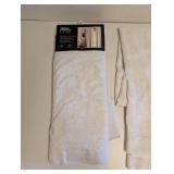 (2) TOWN & COUNTRY LUXE LINEN LOOK CURTAIN PANELS
