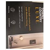(2) TOWN & COUNTRY LUXE LINEN LOOK CURTAIN PANELS