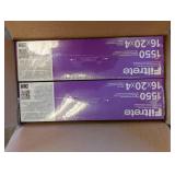 NEW 3M FILTRETE 1550 16x20x4 FILTERS 2PK