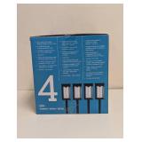 SOLAR LED PATHWAY LIGHTS VINTAGE STYLE 4PK