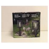 SOLAR LED PATHWAY LIGHTS VINTAGE STYLE