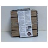 GOLDEN SELECT COMPOSITE DECK TILES LIGHT BROWN 8PK