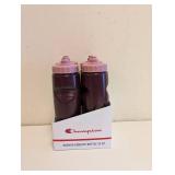 NEW CHAMPION QUENCH SQUEEZE BOTTLE 4PK RUBY/COSMIC PINK