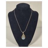 Stunning Labradorite 925 Pendant/Chain