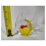 Colorful Glass Art Fish Paperweights