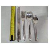 Rogers & Bro Extra Plate Silver Plated Flatware (50+pcs)
