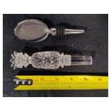 Honey Dispenser, Candle Holder & Two Stoppers