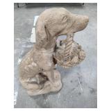 Cement Garden Statue & Pillars