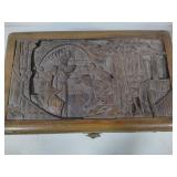 Asian Hand Carved Storage Box