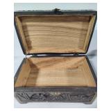 Asian Hand Carved Storage Box