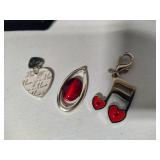 Assortment of Costume Jewelry & Sterling Necklace