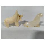 Small Stone Carved Miniature Animals