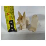 Small Stone Carved Miniature Animals