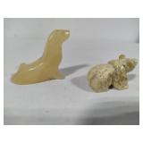 Small Stone Carved Miniature Animals