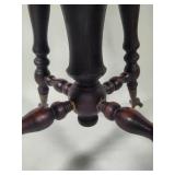 Antique Victorian Piano Swivel Stool w/Claw Feet