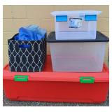Plastic & Cloth Storage Bins