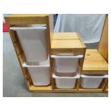 Two Ikea Trofast Organizers w/Bins