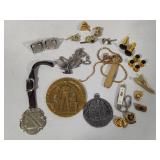 Assortment of Men's Accessories, Medals & Pins