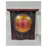 Firefighter Crest Shelf/Hooks